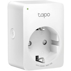 Viedā Rozete TP-Link Tapo Mini Smart Wi-Fi Socket P100 White (4897098680421) | Viedās rozetes, pagarinātāji ➟ prof.lv