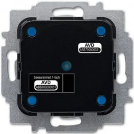 Abb SU-F-1.0.1 Sensos/Switch (Without Frame) 1-gang Black (2CKA006220A0117) | Smart switches, controllers ➟ prof.lv