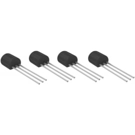 Viedais Sensors Fibaro Temperature Sensor 4pcs Black (DS-001) | Viedie sensori ➟ prof.lv