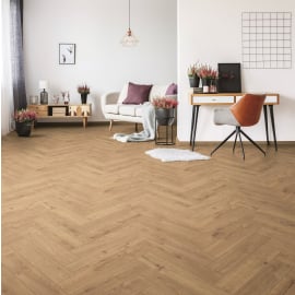 Grīdas Lamināts Krono Original 32.k.,4v 630x126x8mm Herringbone K326 Sundance Oak, 8mm | Grīdas lamināts ➟ prof.lv