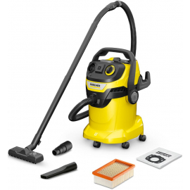 Пылесос для строительных отходов Karcher WD 5 P V-25/5/22 желто-черный (1.628-306.0) | Строительные пылесосы ➟ prof.lv