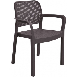 Keter Samanna Garden Chair 58x53x83cm, Brown (17199558) | Garden chairs ➟ prof.lv