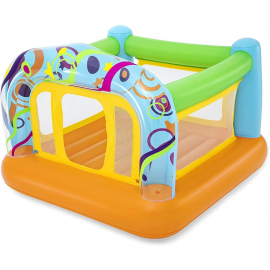 Rotaļu Laukums Bestway ‎Swirls 'N Twirls Bouncer 52441 Red/Yellow/Blue (6942138986310) | Piepūšamās atrakcijas ➟ prof.lv