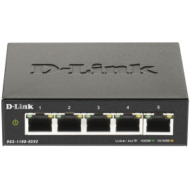 Komutators D-Link DGS-1100-05V2/E Melns | Komutatori ➟ prof.lv