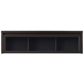 Black Red White Kaspian Wall-Mounted Shelf, 30.5x143.5x40cm, Brown (S128-SFW1W/140-WE/WE) | Hanging shelves ➟ prof.lv