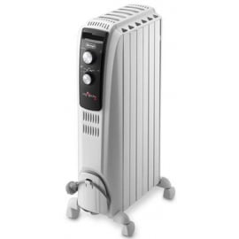 Eļļas Radiators Delonghi Dragon 4 ar termostatu ar taimeri 6 Sekcijas Balts/Melns (TRD40615) | Eļļas sildītāji ➟ prof.lv