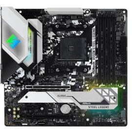 Mātesplate Asrock Steel Legend MicroATX, AMD B550, DDR4 (B550M STEEL LEGEND) | Piegāde ar pakomātu ➟ prof.lv