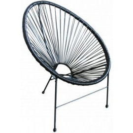 Master Relaxing Chair, 81x72x86cm, Black (128980) | Garden chairs ➟ prof.lv