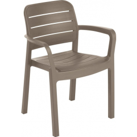 Keter Tisara Garden Chair 53x58x83cm, Beige (17199557) | Garden chairs ➟ prof.lv