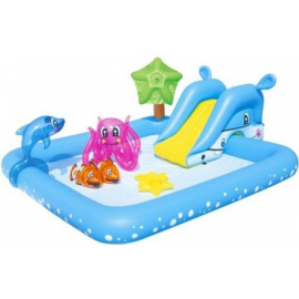 Бассейн для детей Bestway Fantastic Aquarium Play 239x206x86 см, синий (142974) | Бассейны ➟ prof.lv