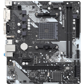 Mātesplate Asrock Hdv MicroATX, AMD B450, DDR4 (B450M-HDV R4.0) | Mātesplates ➟ prof.lv