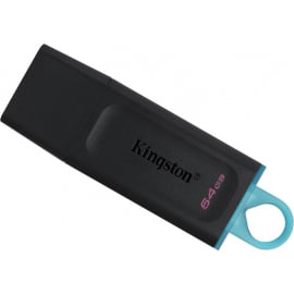 USB Zibatmiņa Kingston DataTraveler Exodia 3.2, 64GB, Melna (DTX/64GB) | Usb atmiņas kartes ➟ prof.lv