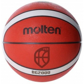 Basketbola Bumba Molten Fiba B6G2000 6 Orange/White (634Mob6G2000) | Sporta preces ➟ prof.lv