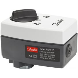 Izpildmehānisms Danfoss AMV-10 4s/mm, 300N, 230V, Balts (913001) | Silto grīdu regulatori ➟ prof.lv