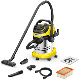 Karcher WD 5 P S V-25/5/22 Мастерская Пылесос Желтый/Черный (1.628-374.0) | Строительные пылесосы ➟ prof.lv