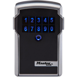 Atslēgu Skapītis MasterLock Select Access Bluetooth Key 12.7x8.3x5.9cm, Melns/Pelēks (5441EURD) | Atslēgu skapīši ➟ prof.lv