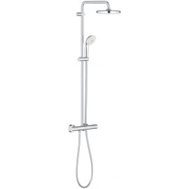 Grohe Tempesta 210 Shower System with Thermostat, Hand Shower Tempesta 100 III, 9.5l/min, Chrome (26848000) | Shower systems ➟ prof.lv