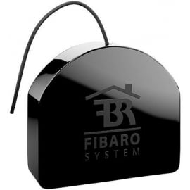 Fibaro Single Switch 2 Z-Wave FGS-213 ZW5 Switch Black | Smart switches, controllers ➟ prof.lv