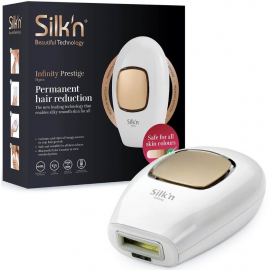 Fotoepilators Silkn Infinity Prestige INFP1PE1002, Balts/Zelta (8712856068326) | Fotoepilatori ➟ prof.lv