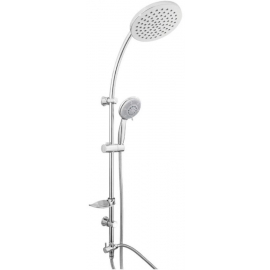 Shower System with Faucet Stream White/Chrome (174313) | Shower systems ➟ prof.lv