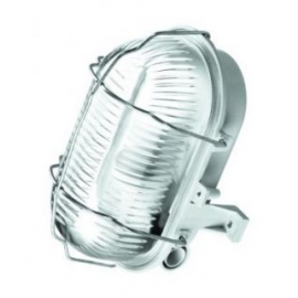 Plafon lampa - “laiviņa” Lena Lighting Oval 60 simetal 2 60W E27, IP44 | Plafoni ➟ prof.lv