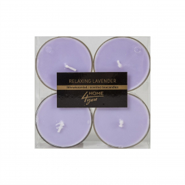 Sveces Home4You MAXI RELAXING LAVENDER, 4gab | Sveces ➟ prof.lv