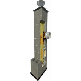 Keramiskais Dūmvads D140mm (Skurstenis) MK Kolekt (36x36cm) | Keramiskie dūmvadi ➟ prof.lv