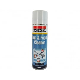 Putu tīrītājs Soudal Gun & Foam Cleaner 500 ml | Montāžas putas ➟ prof.lv