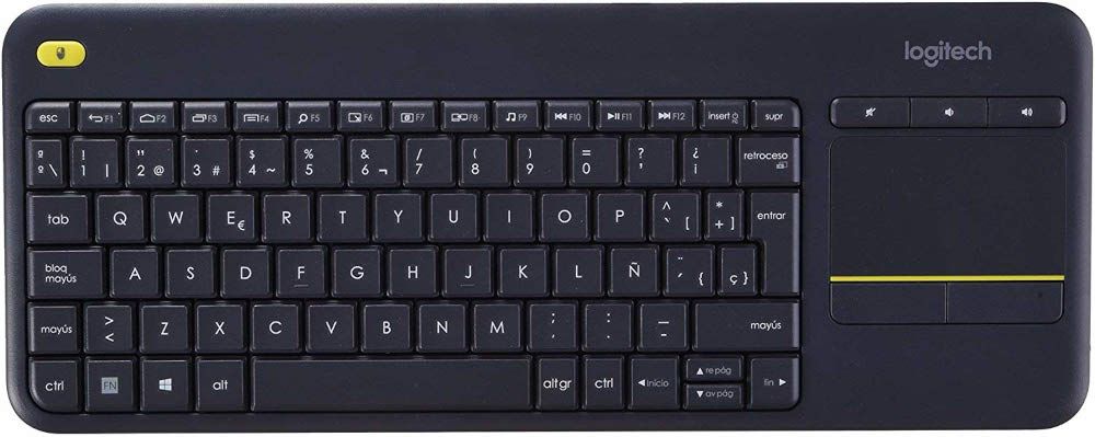 Klaviatūra Logitech K400 Plus Nordic Melna