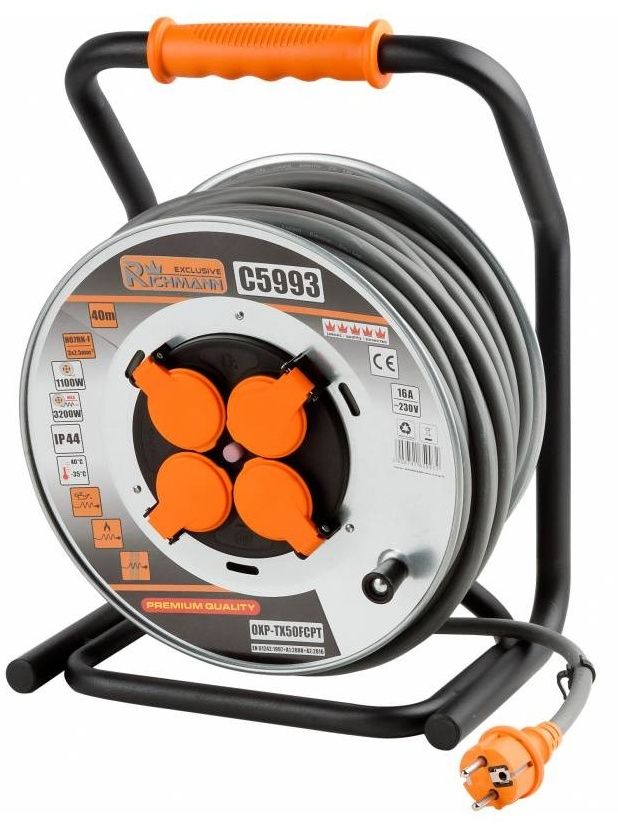 Elektrības Pagarinātājs Richmann Exclusive 40m 3x2