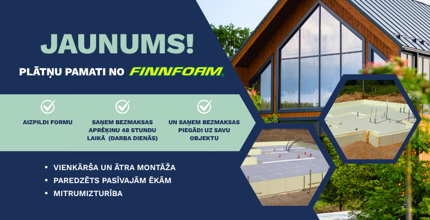 Finnfoam plātņu pamati